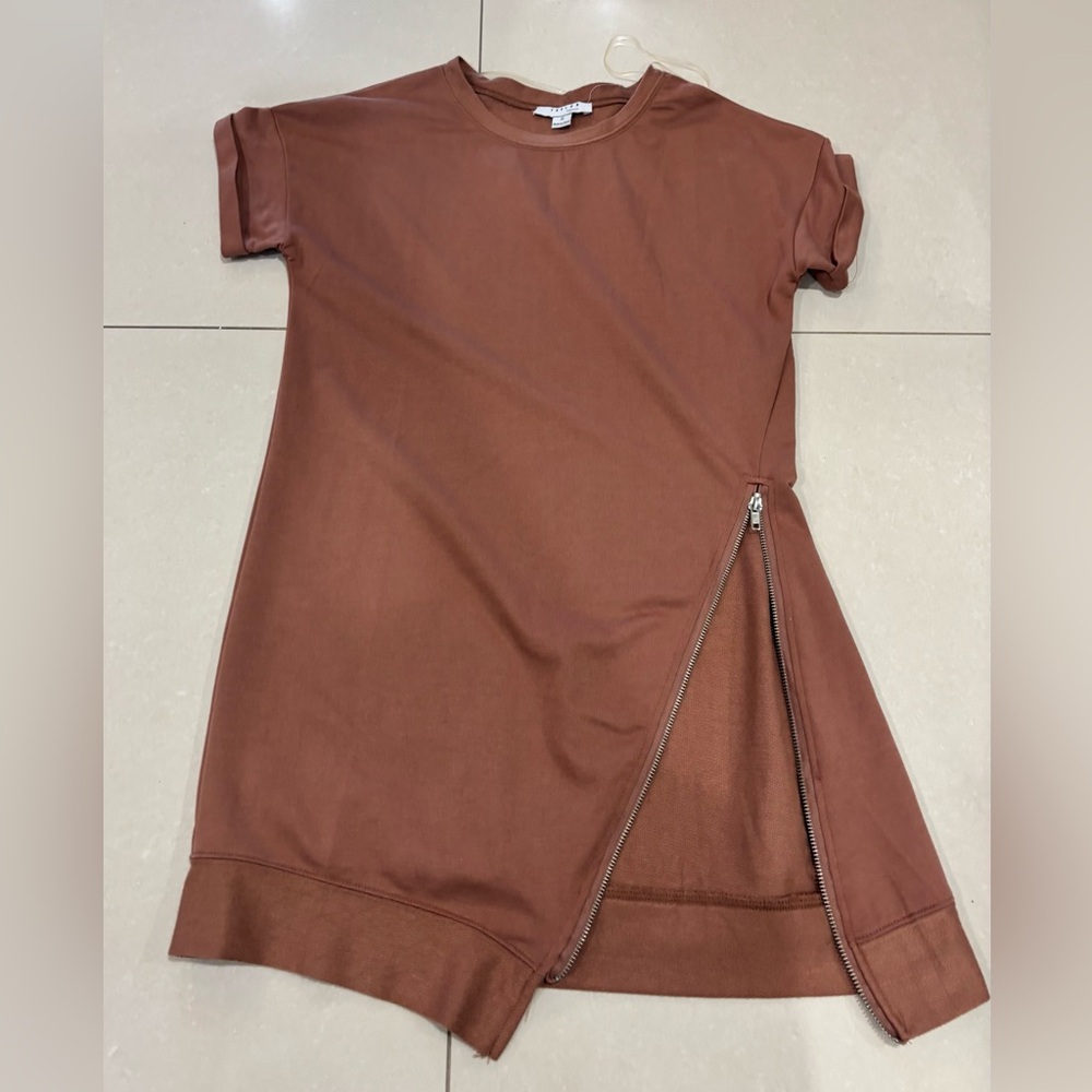 FAVLUX Warm Brown Casual Tee